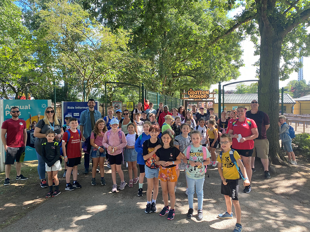 Visit to Drayton Mannor - Children and young people of personnel at RAF Brize Norton benefitted from a huge range of events organised by Community Support, Airplay and RAFA Kidz this summer.